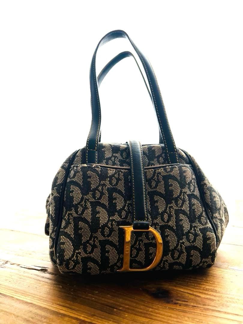 DIOR トロッター柄ハンドバッグ　廃盤品