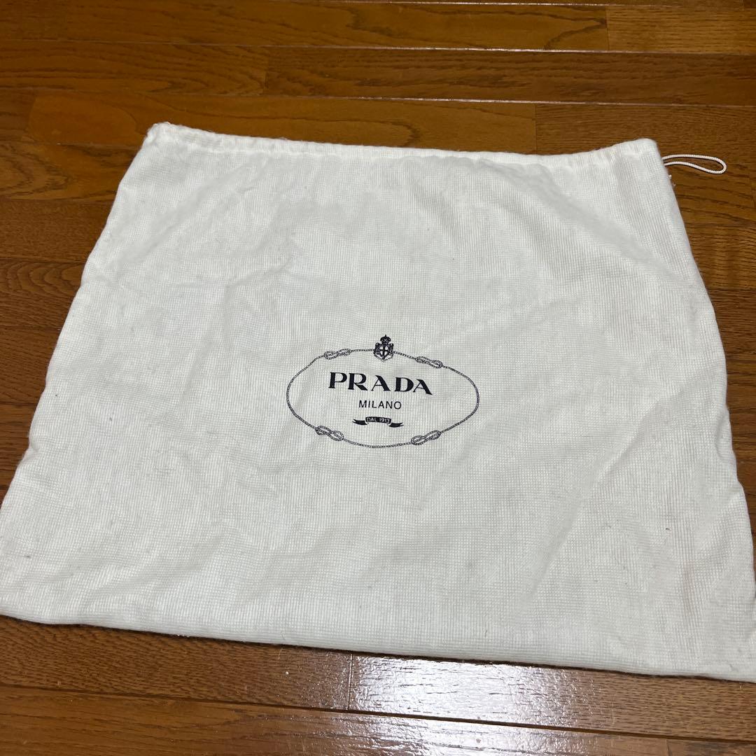 PRADA 赤 ハンドバッグ クリアハンドル