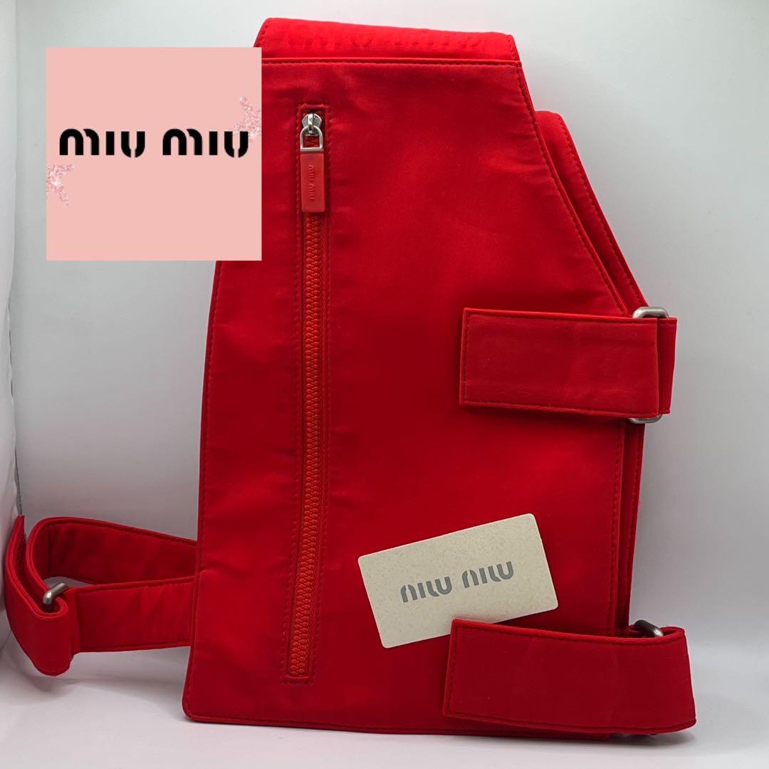 希少❗️miumiu ☆’99 ホルスターボディーバッグ アーカイブ カード有！