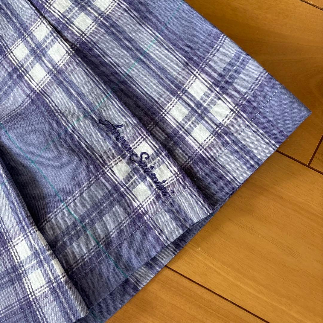 【美品】ANNA SUI MINI アナスイミニ チェック柄セットアップ 140