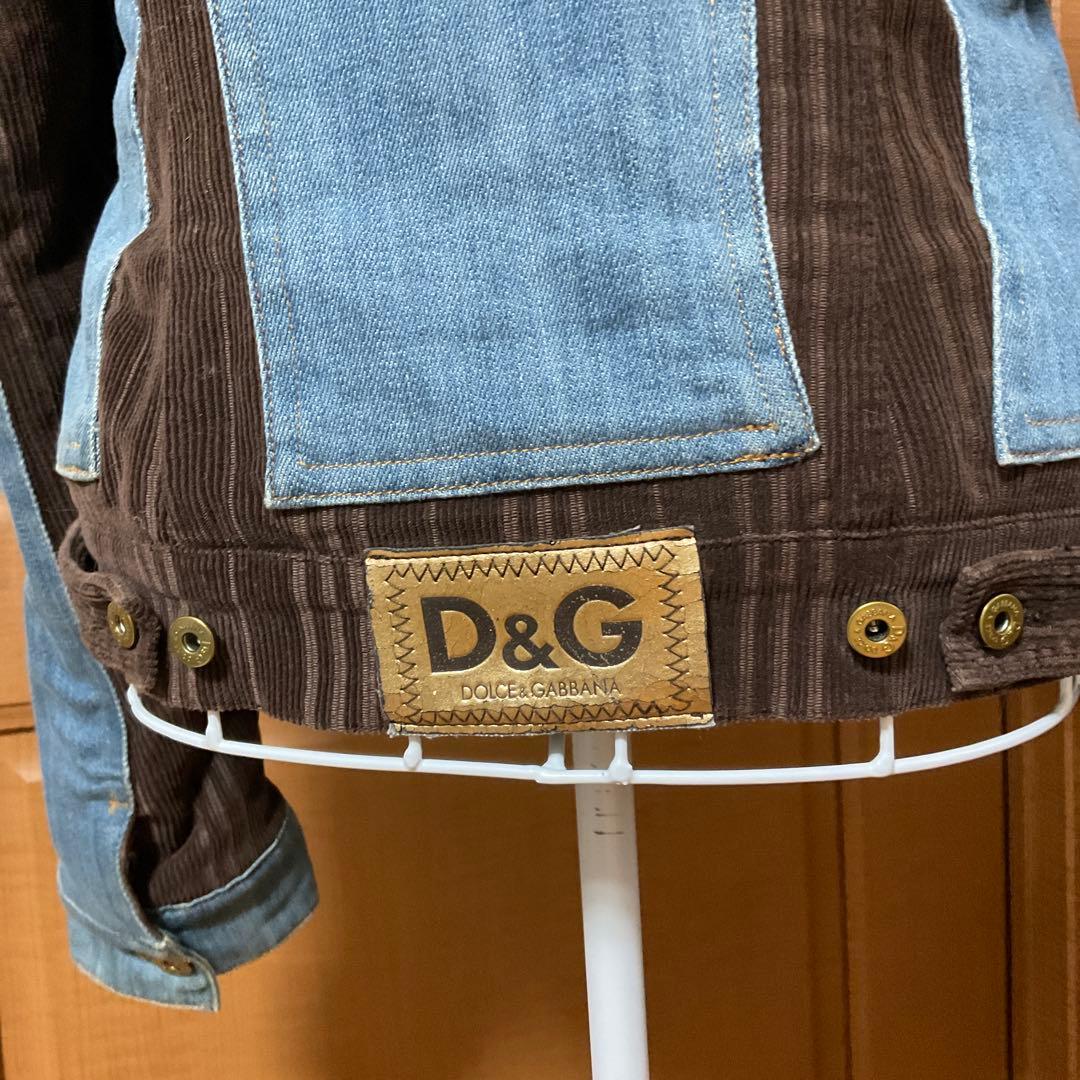 レア D&G ファー付きデニムジャケットドルチェ&ガッバーナ 細身の方お勧め