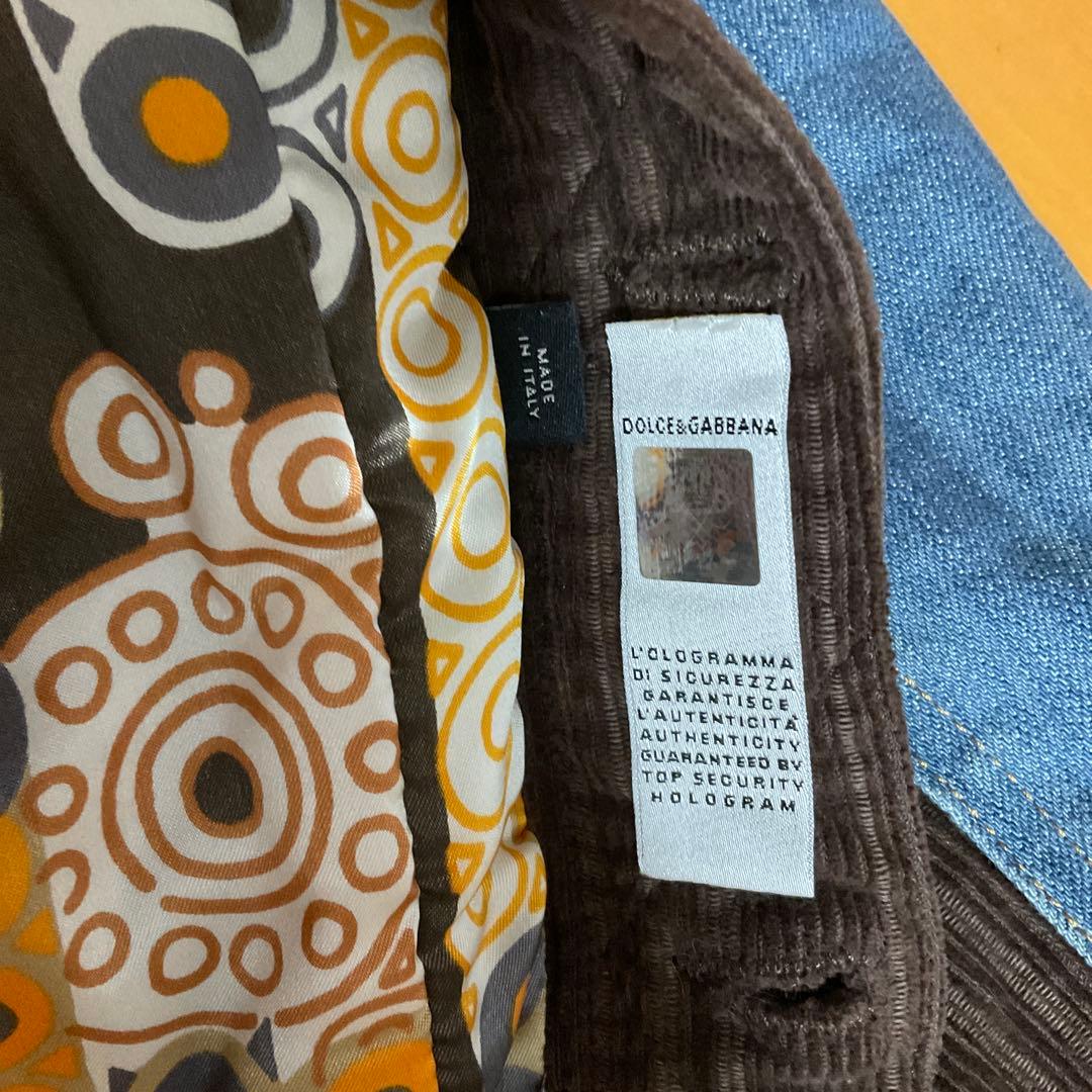 レア D&G ファー付きデニムジャケットドルチェ&ガッバーナ 細身の方お勧め