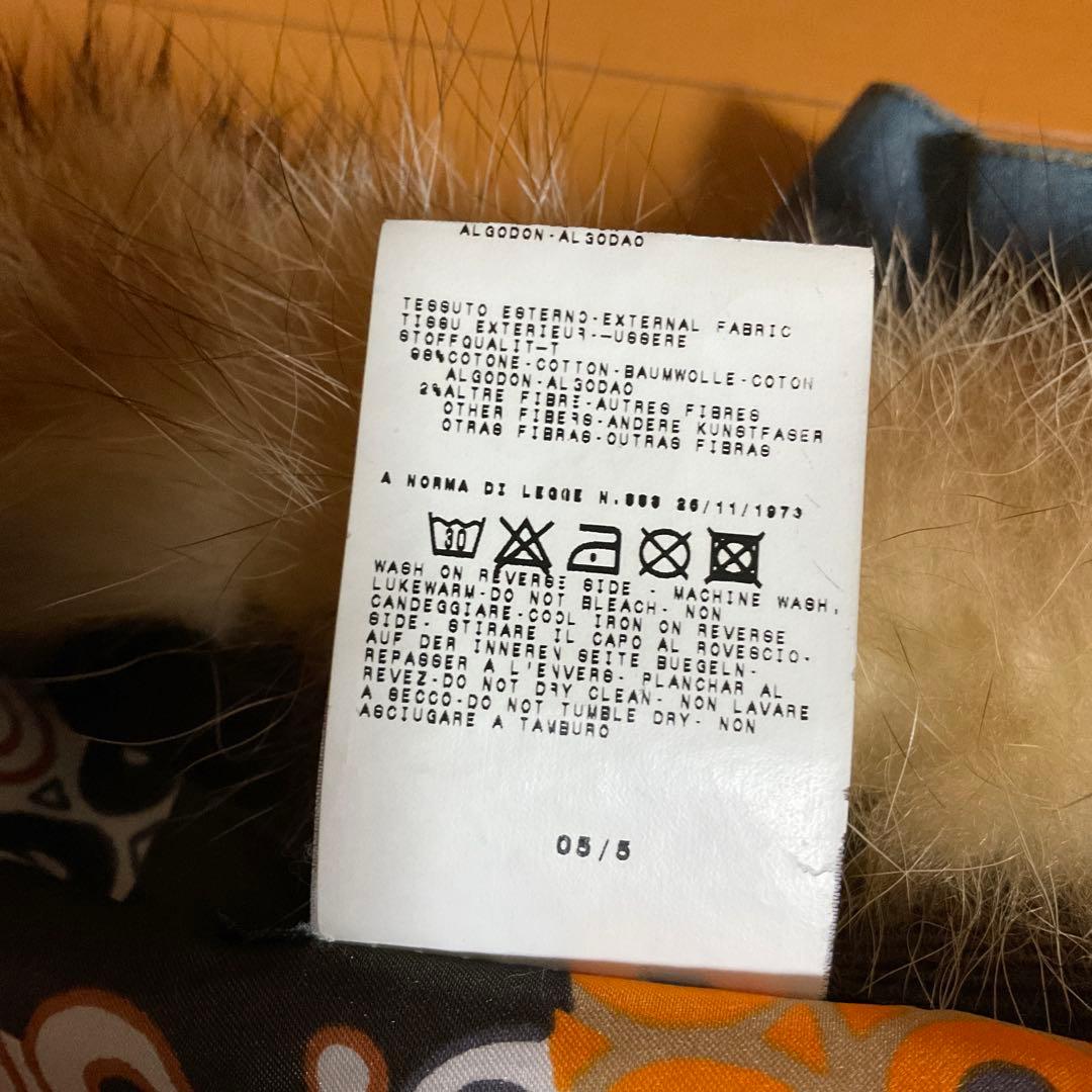 レア D&G ファー付きデニムジャケットドルチェ&ガッバーナ 細身の方お勧め