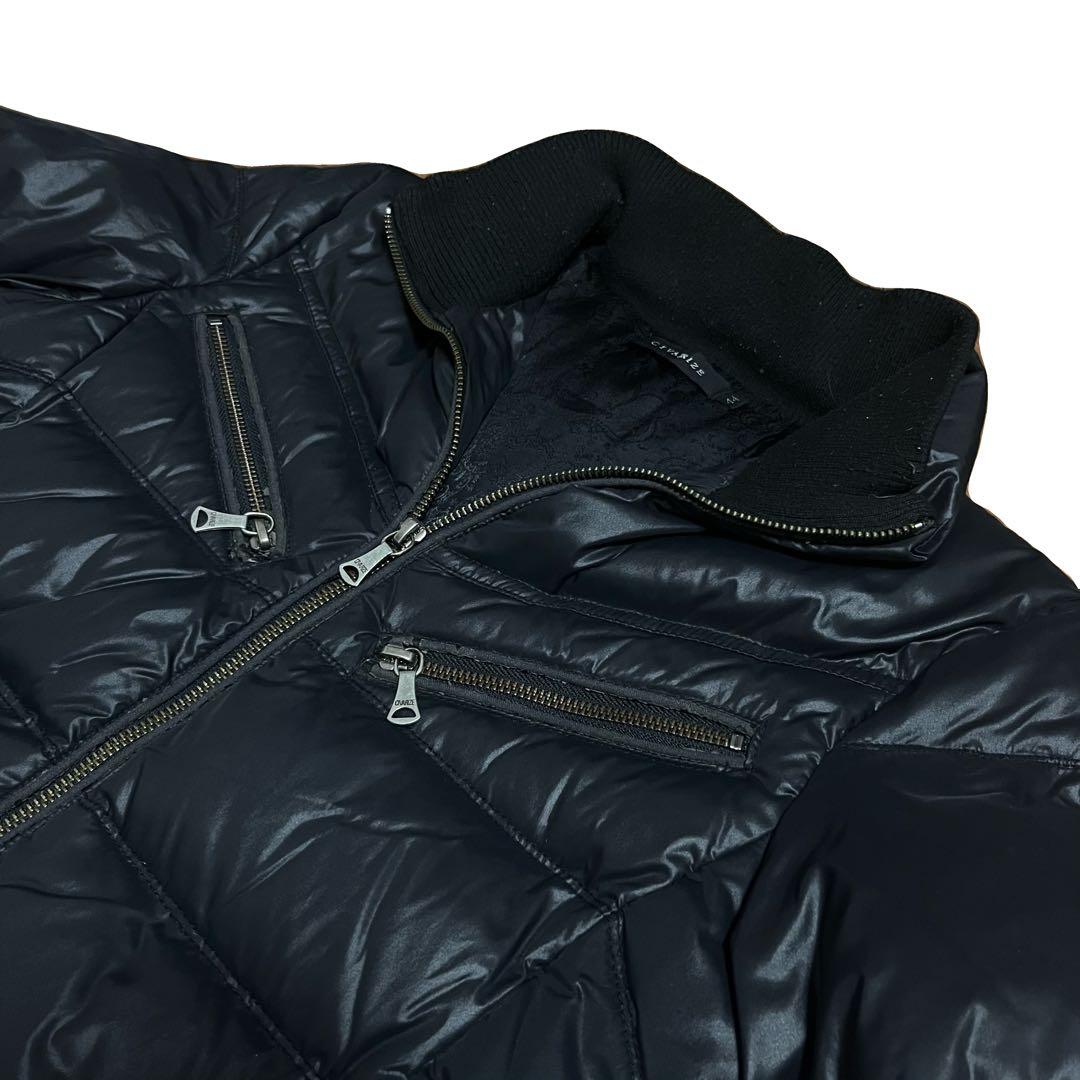 CIVARIZE ブラック　ダウンジャケット　y2k ギャルSサイズ相当　平成