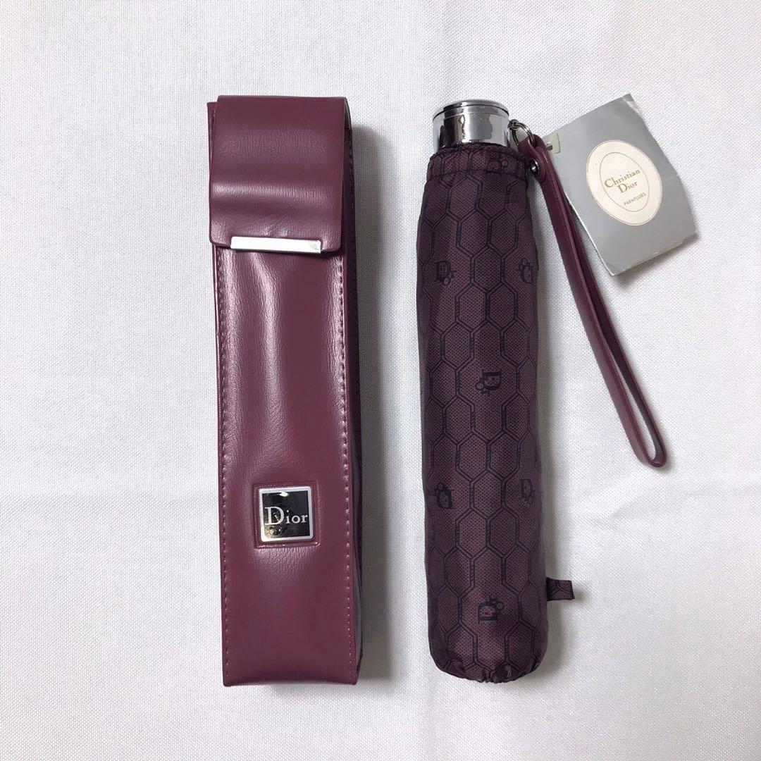 【未使用】Christian Dior クリスチャンディオール 折りたたみ傘