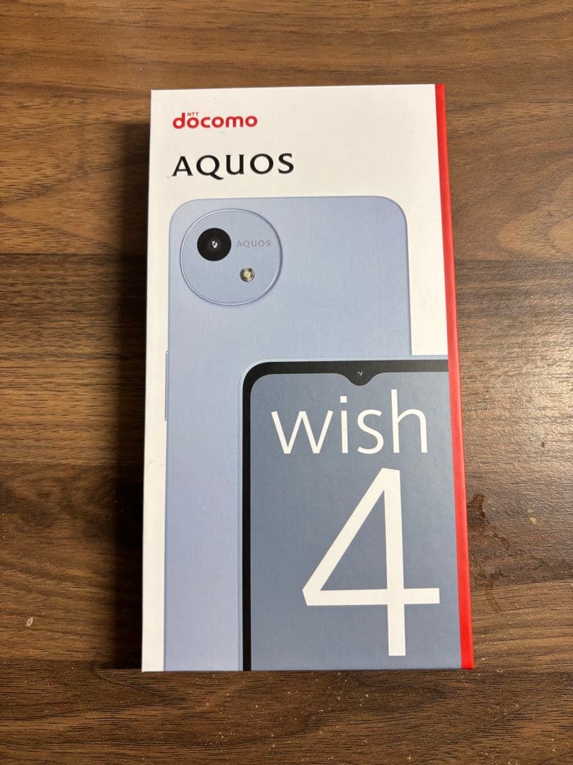 新品未使用　AQUOS wish 4 ブルー