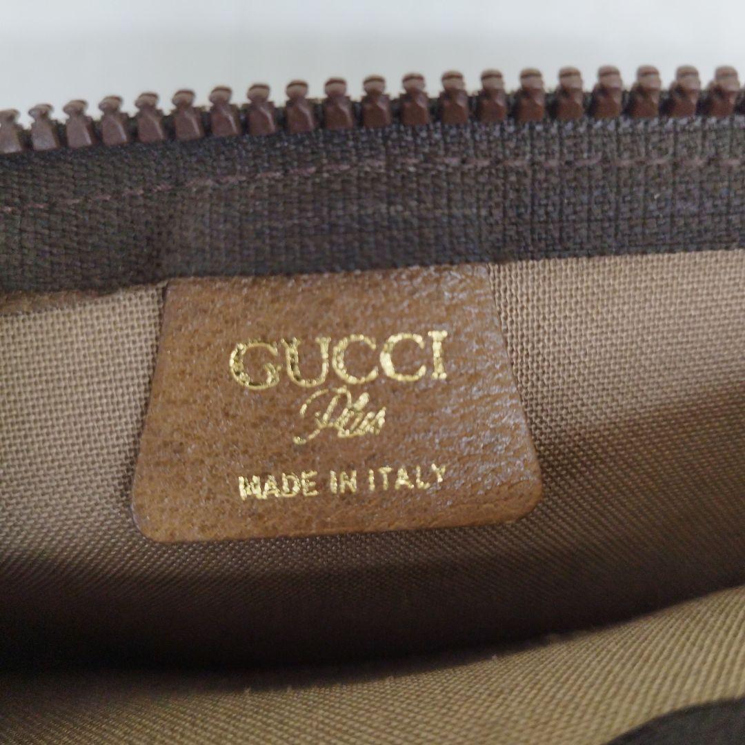 【美品】グッチ クラッチバッグ グッチプラス GG柄 セカンドバッグ オールド