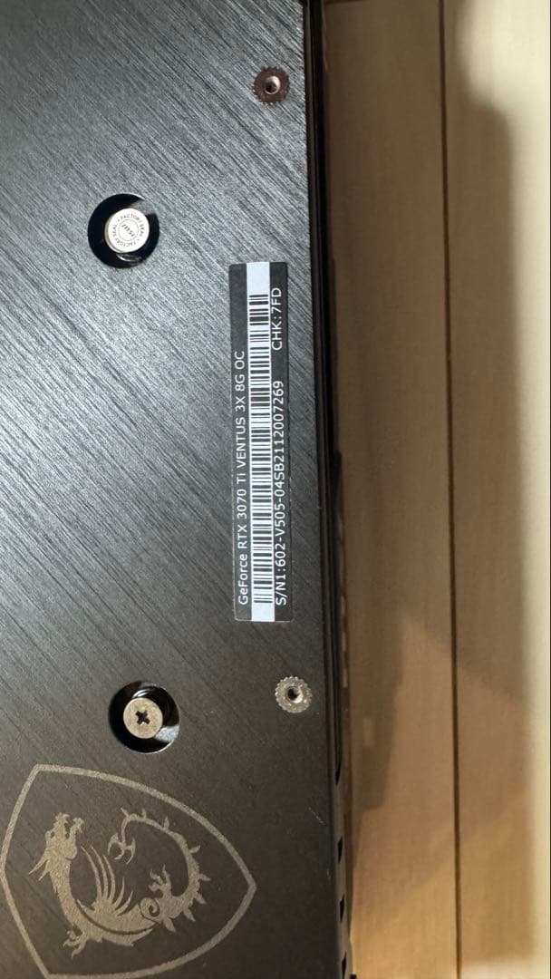 よ*か様 MSI製　RTX 3070ti 8G