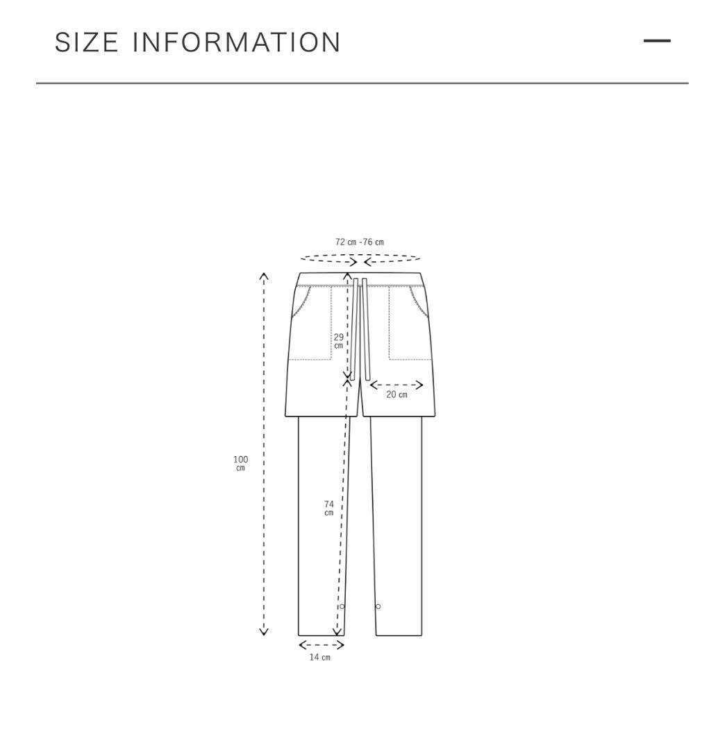 パンツ M.U JAPONESS RIB LAYERED PANTS
