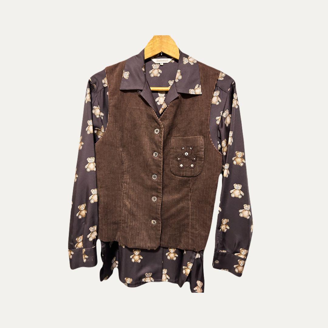 バーバリー　ブラウス&ベストセット