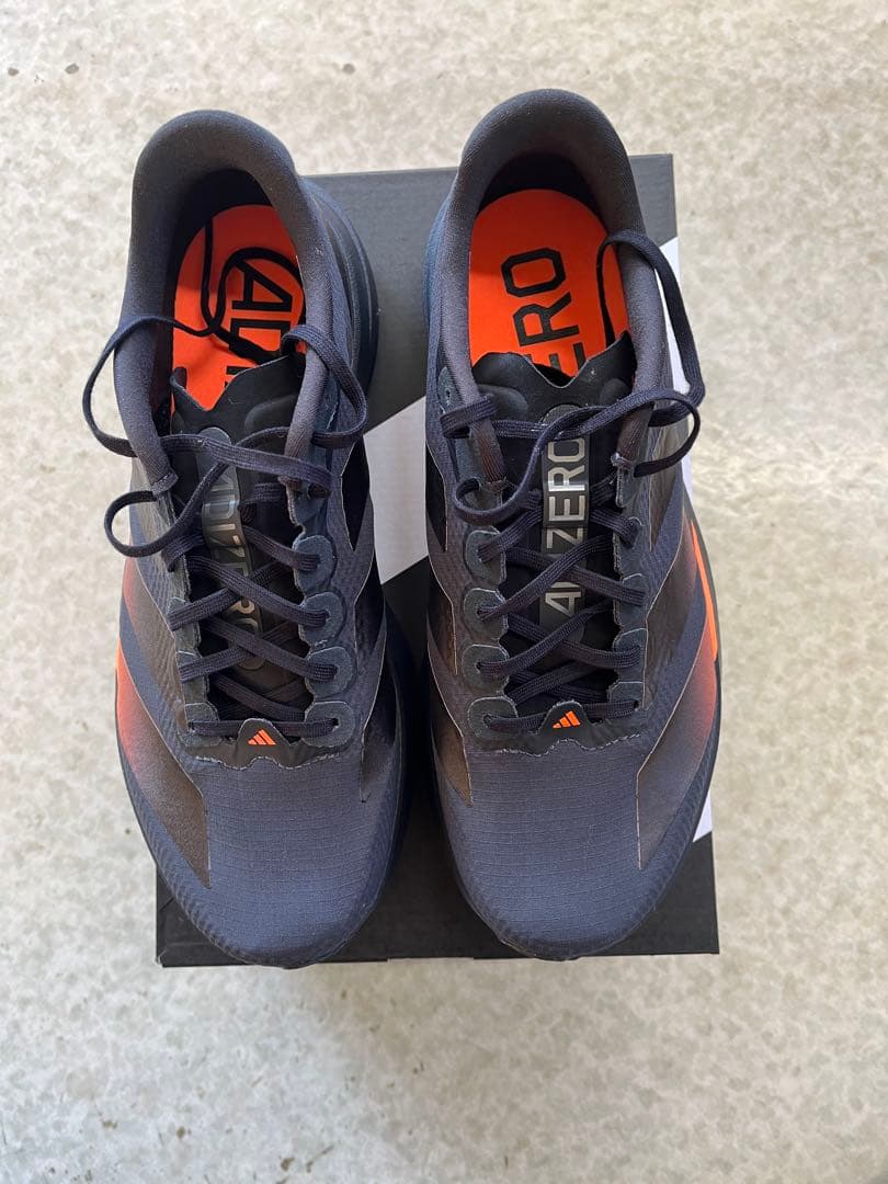 【1回のみ使用】アディダス　アディゼロエボSLウーブン メンズ25.0cm