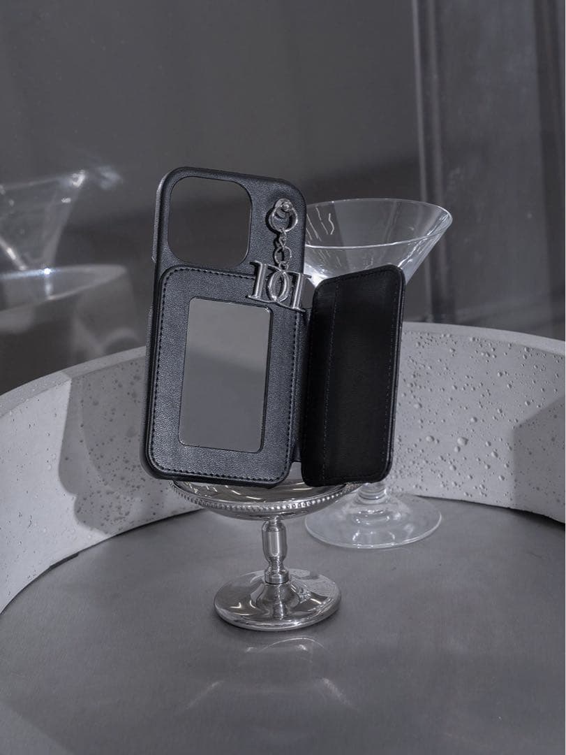 【Darich】キルティングミラーDDチャームiPhoneケースiPhone15