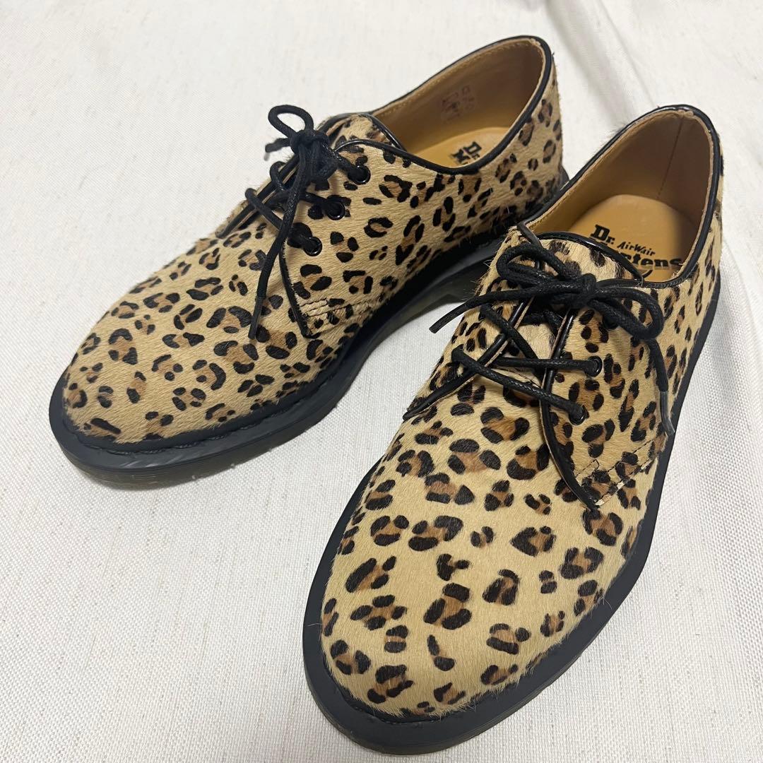 【未使用級】ドクターマーチン　ビームス　コラボ　別注　レオパード　3ホール　豹柄
