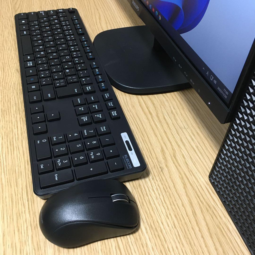 Win11 DELL 強力i5 8Gメモリ SSD+HDD 23.8’モニター