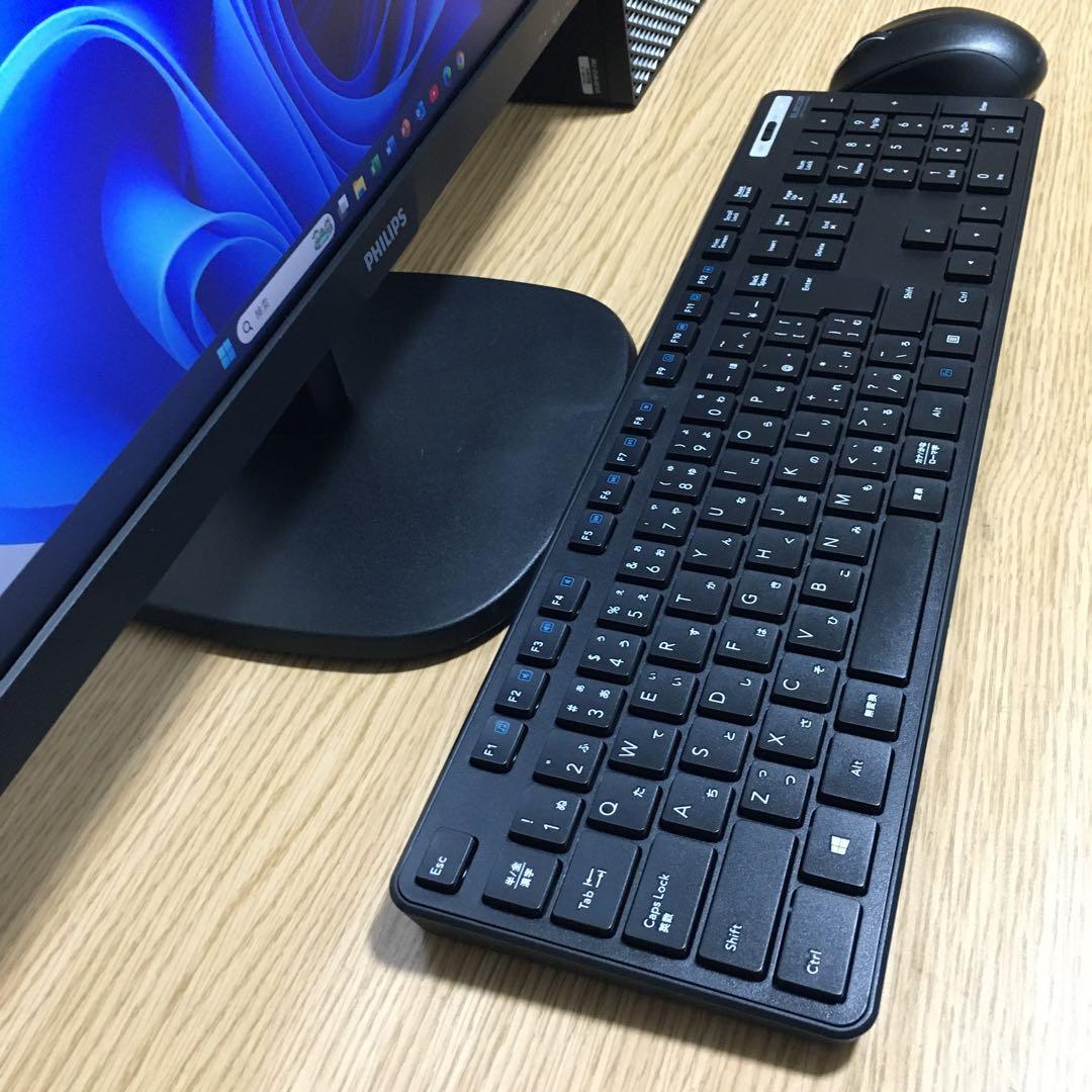 Win11 DELL 強力i5 8Gメモリ SSD+HDD 23.8’モニター