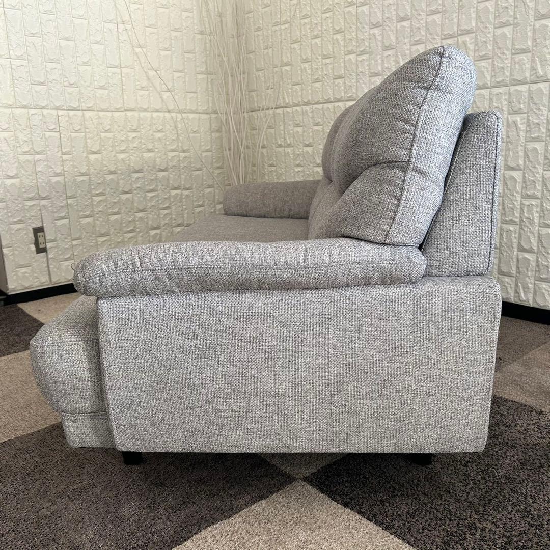 東京23区配送無料✨設置まで❗️ニトリ　3人掛けソファ　ファブリック　グレー系