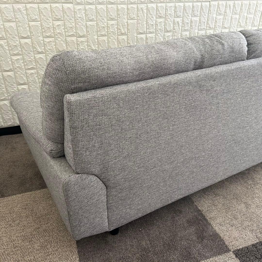 東京23区配送無料✨設置まで❗️ニトリ　3人掛けソファ　ファブリック　グレー系