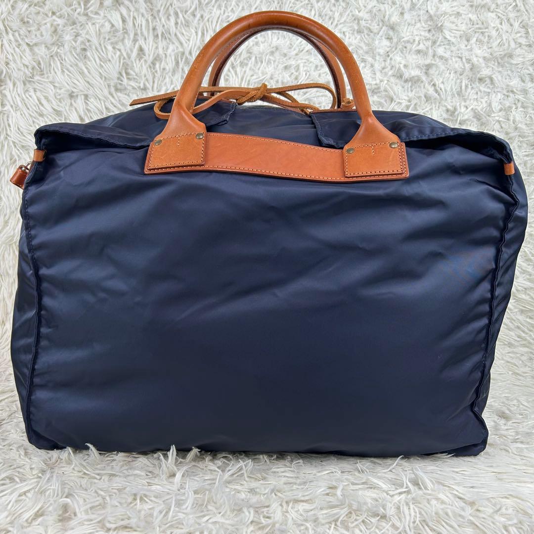 ✨極美品 Felisi フェリージ P3/6 ボストンバッグ 2WAY ネイビー