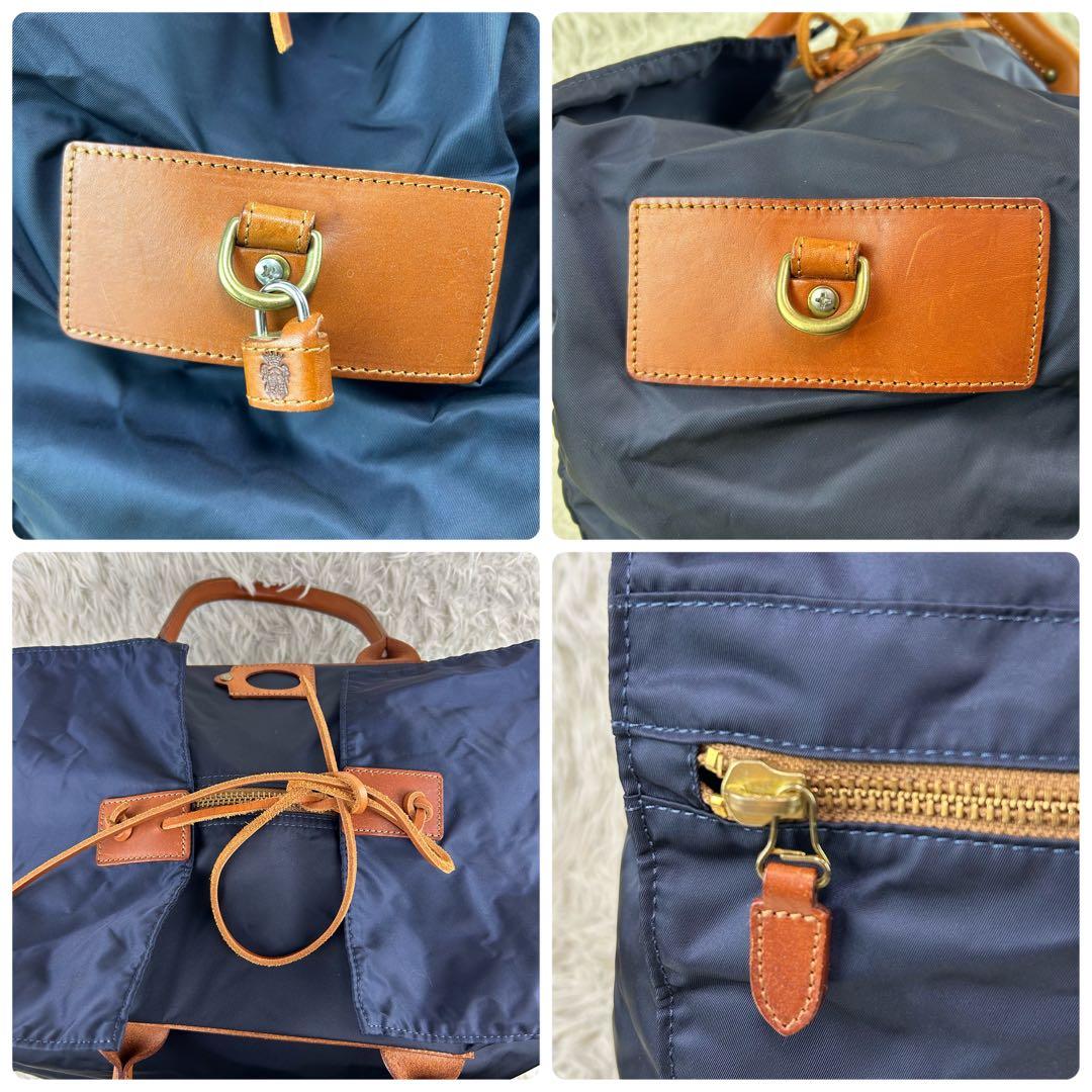 ✨極美品 Felisi フェリージ P3/6 ボストンバッグ 2WAY ネイビー