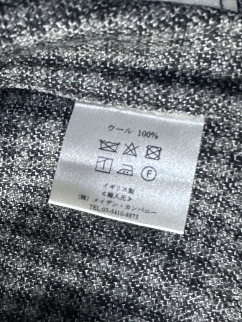 極美品 SHIPS Lanefortyfive ノーカラージャケット ウール