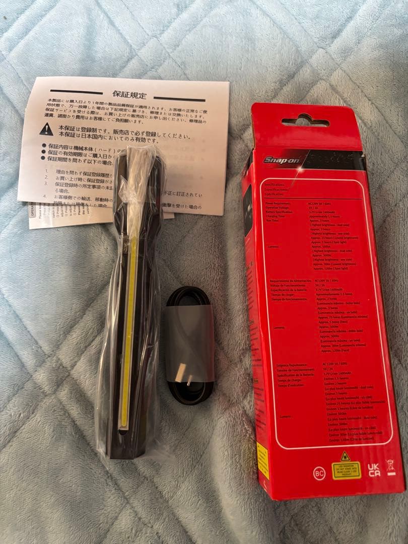 Snap-on ECARL032R レッド　デュアルサイドミニフレックスライト