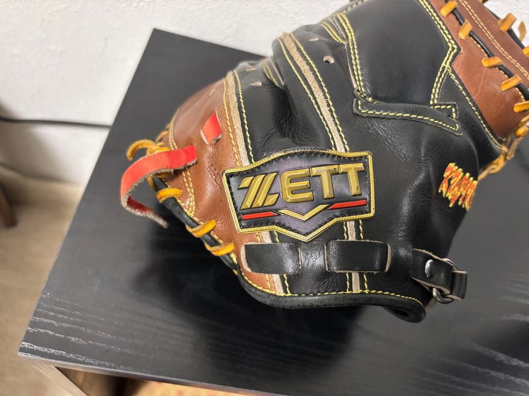 ZETT ゼット オーダー 軟式グローブ 黒/茶