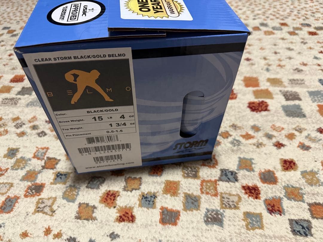 ボウリング　ベルモ　クリアゴールド　15ポンド