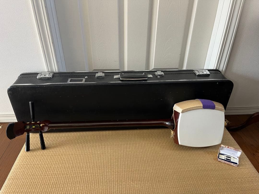 三味線　紅木 金細 東さわり 破れ無し