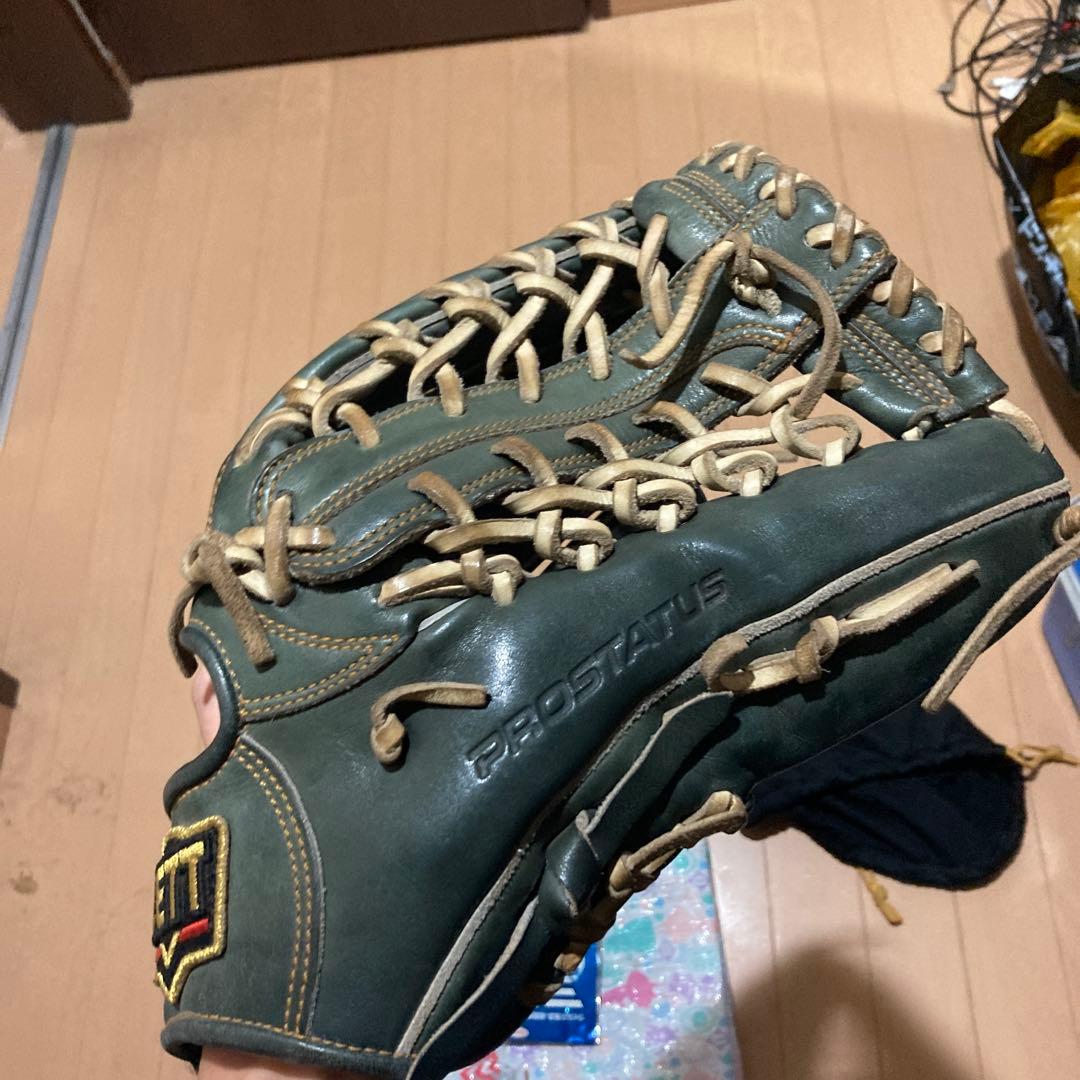 プロステイタスZETT硬式グローブ ダークグリーン