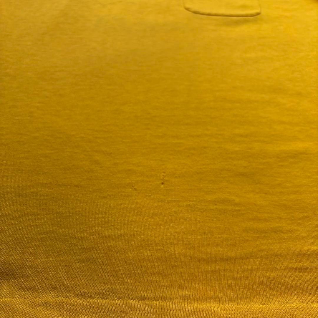 USA製　ヒルトン　ボーリングシャツ　Lサイズ　半袖シャツ　イエロー　アメカジ