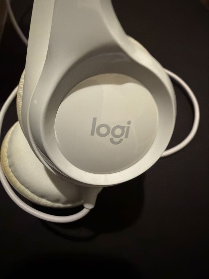 Logicool ホワイト ヘッドセット
