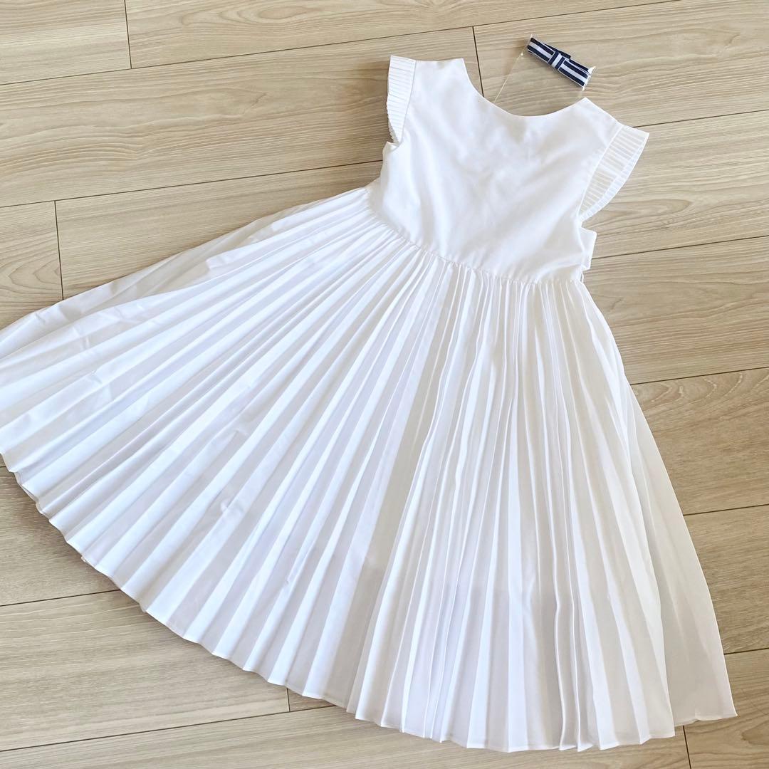 【＊tama＊】新品　ジャカディ　ワンピース　白　110