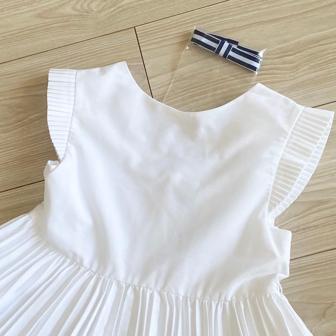 【＊tama＊】新品　ジャカディ　ワンピース　白　110