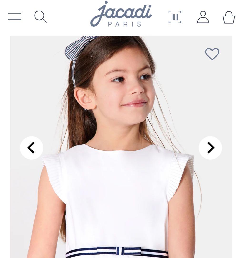 【＊tama＊】新品　ジャカディ　ワンピース　白　110