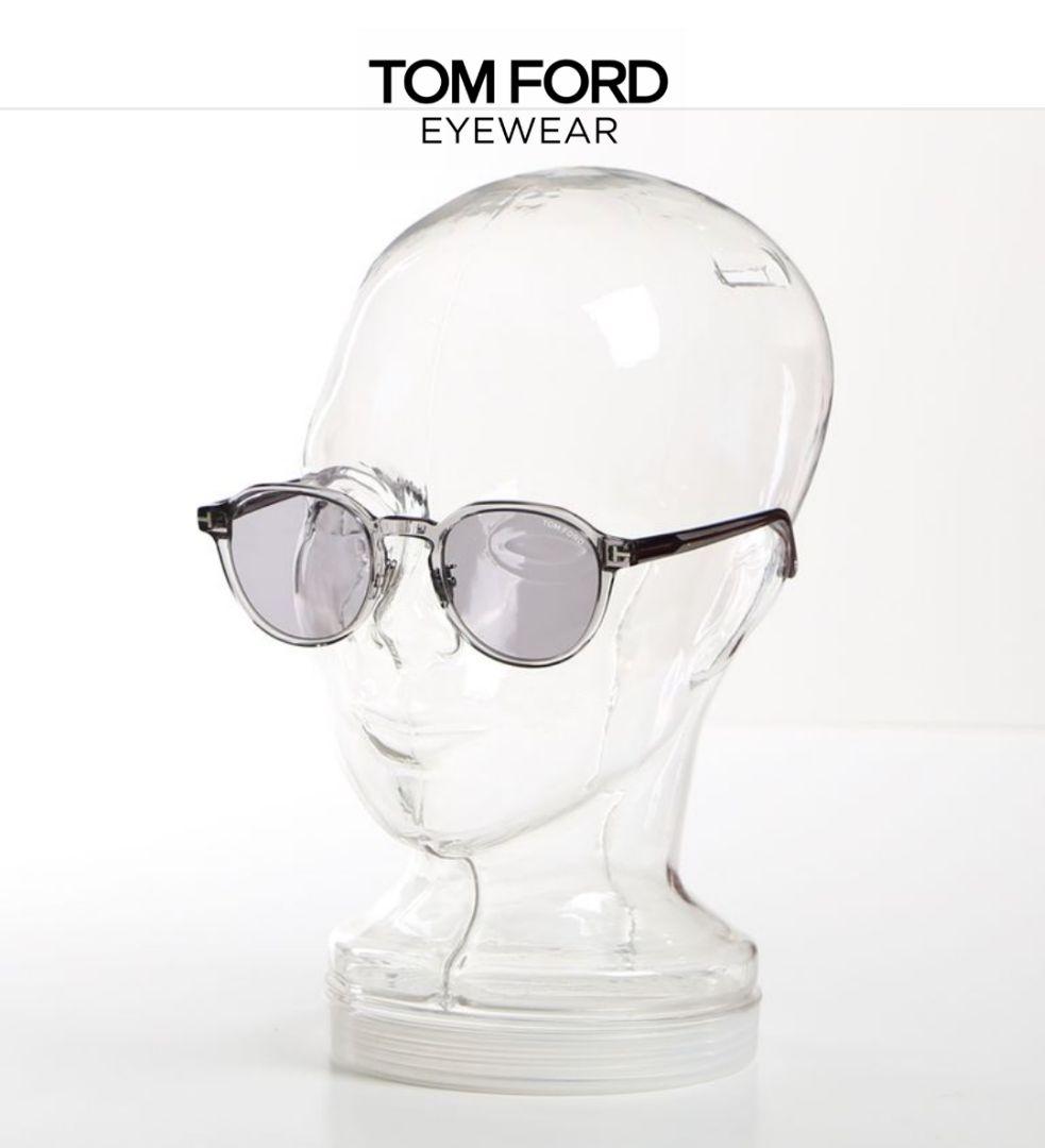 希少K番トムフォードtf974kサングラス眼鏡クリア薄レンズ箱ftロンハーマン等