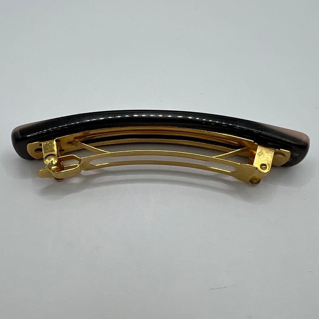 【極美品】シャネル バレッタ 髪飾り 髪留め ブランドロゴ ヘアアクセサリー