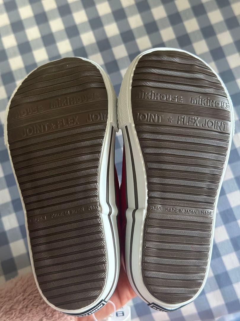 ミキハウス　ダブルビーDOUBLE_B ロゴキッズシューズ