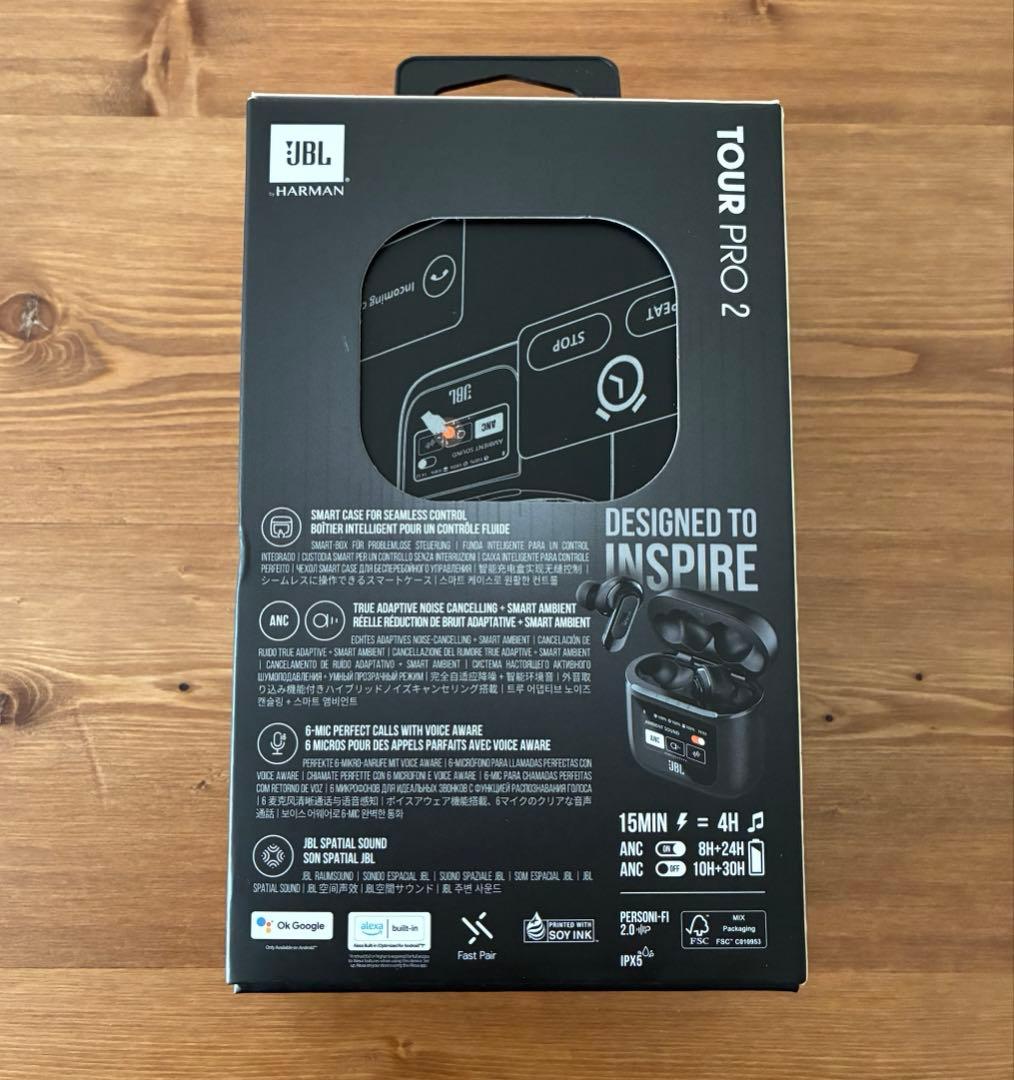 [美品]JBL TOUR PRO 2 ワイヤレスイヤホン ノイズキャンセリング
