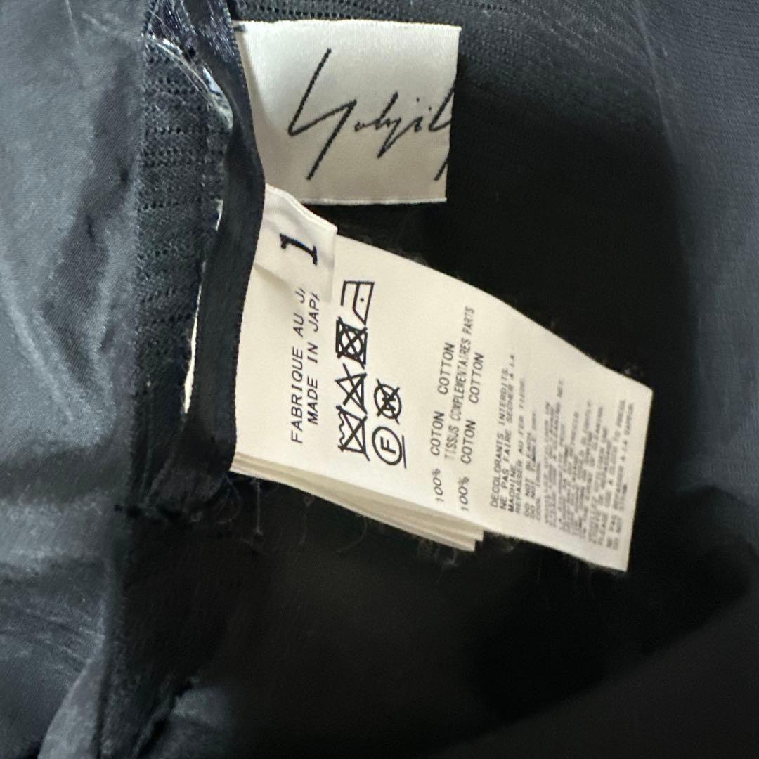 ヨージヤマモト変形サルエルパンツ、ニットのに点