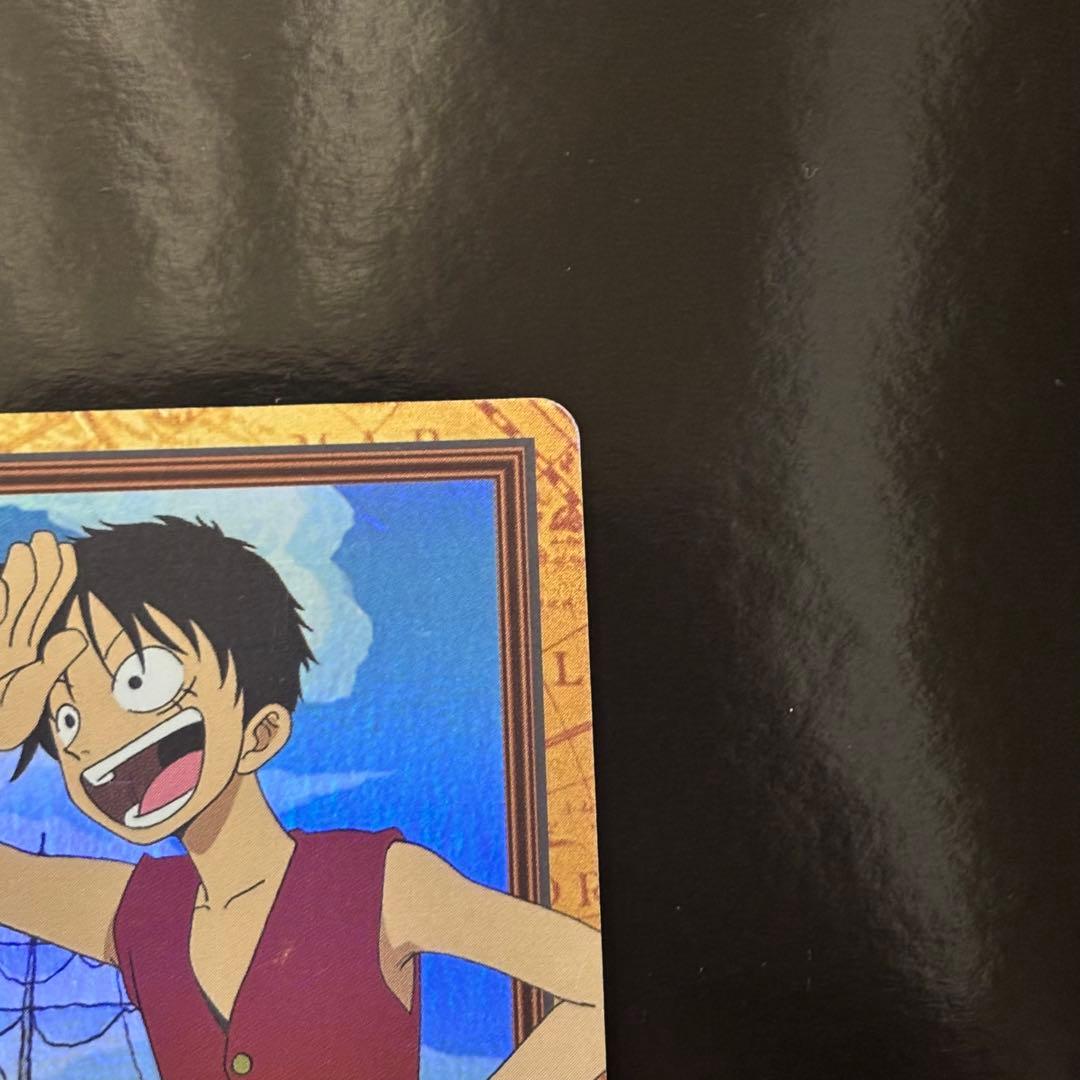 絶版 希少 ルフィ 未来の海賊王 C01 カードダス バンダイ