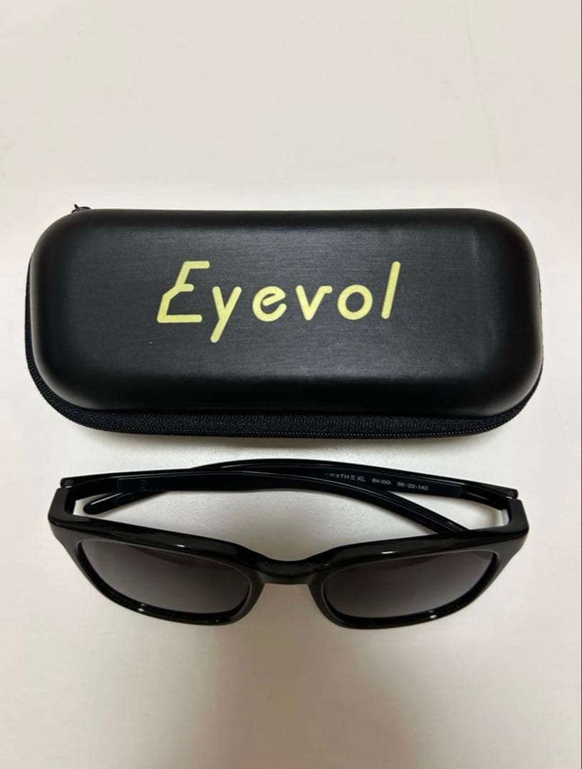 Eyevol 「HEATH Ⅲ XL」BK-DG 56◻︎22-142 ケース付き