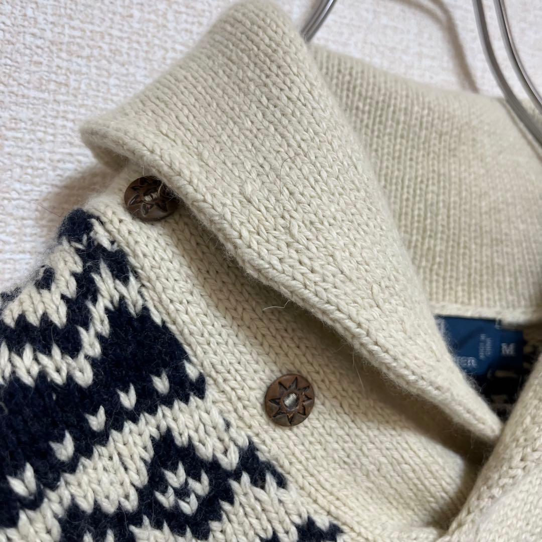 ポロ ラルフローレン ニット ノルディック ショールカラー アンゴラ,カシミヤ混