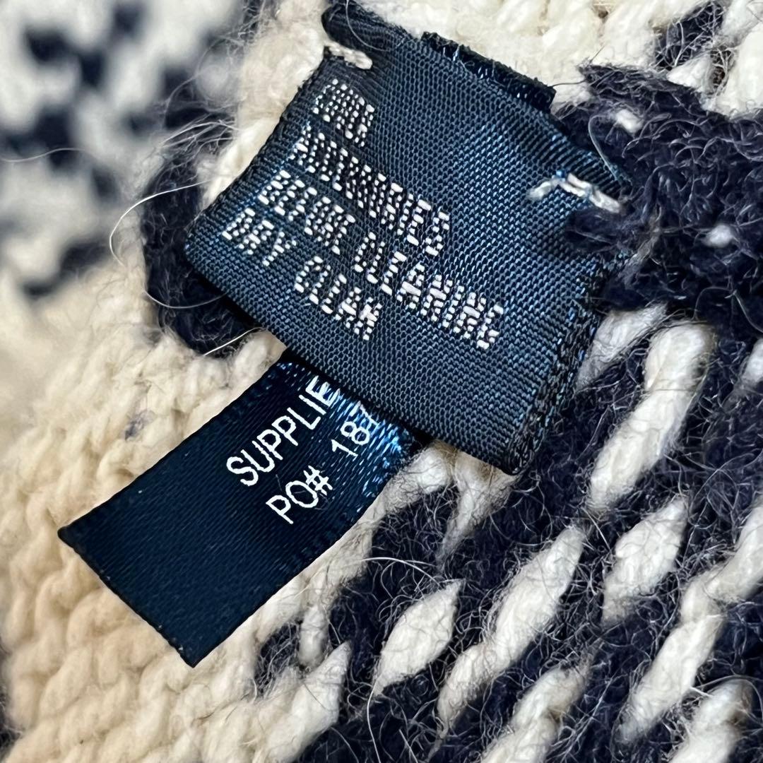 ポロ ラルフローレン ニット ノルディック ショールカラー アンゴラ,カシミヤ混