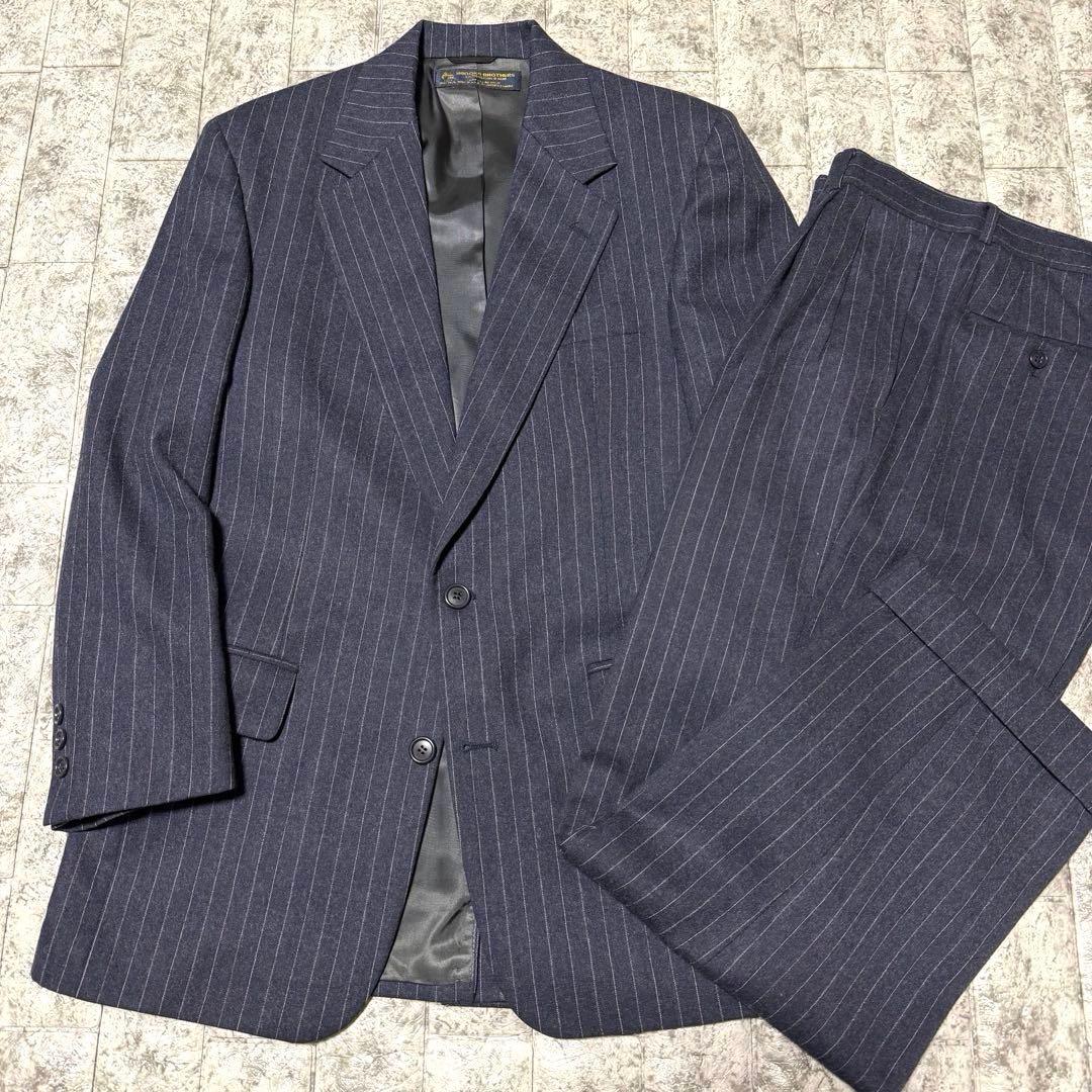 【美品】ブルックスブラザーズ　スーツ　USA製　ウール100% 希少