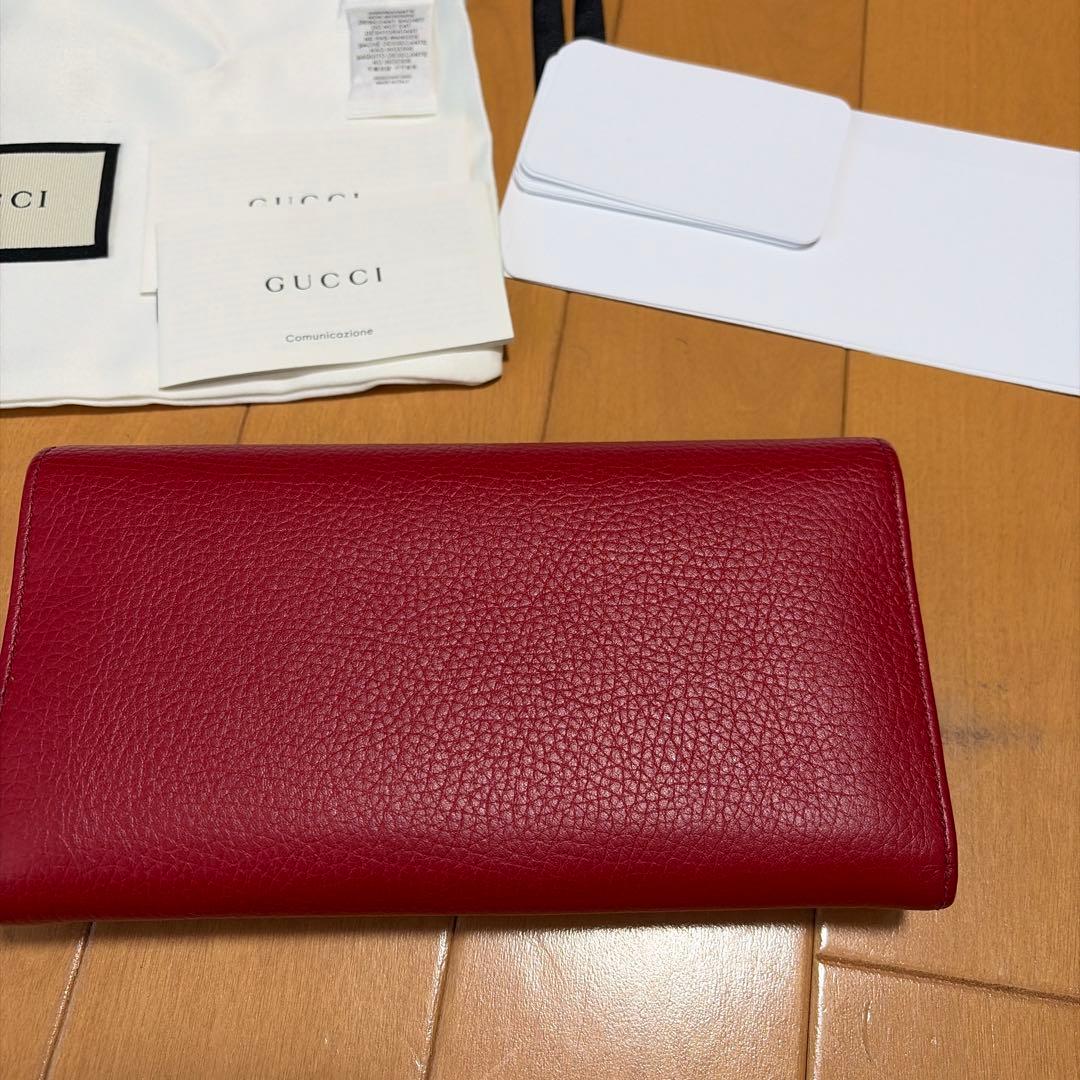GUCCI レッド 長財布