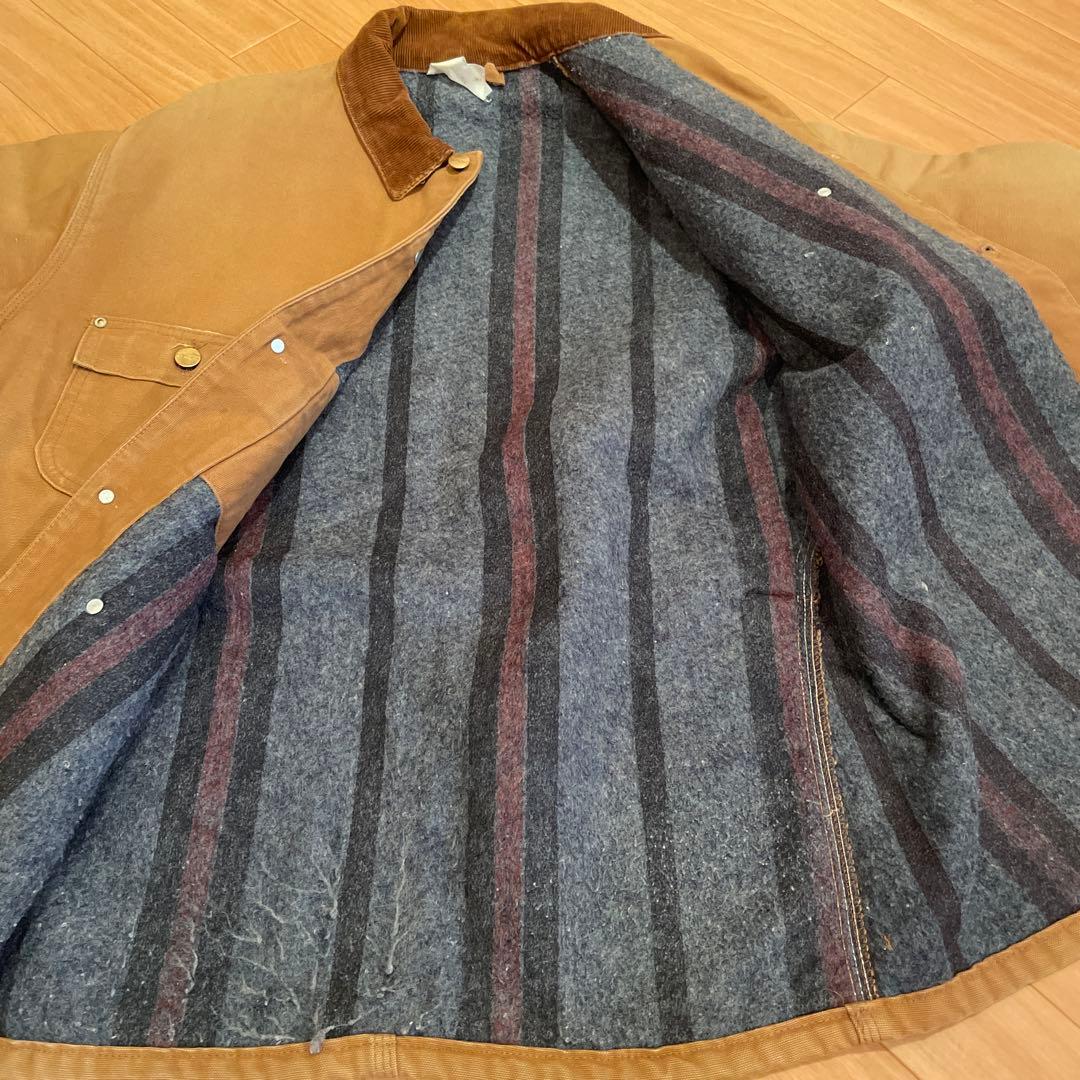 Carhartt チョアコート ダックジャケット カバーオール 裏地ブランケット