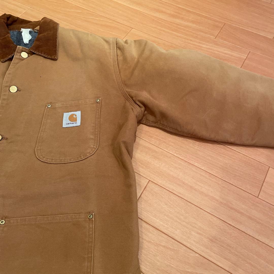 Carhartt チョアコート ダックジャケット カバーオール 裏地ブランケット