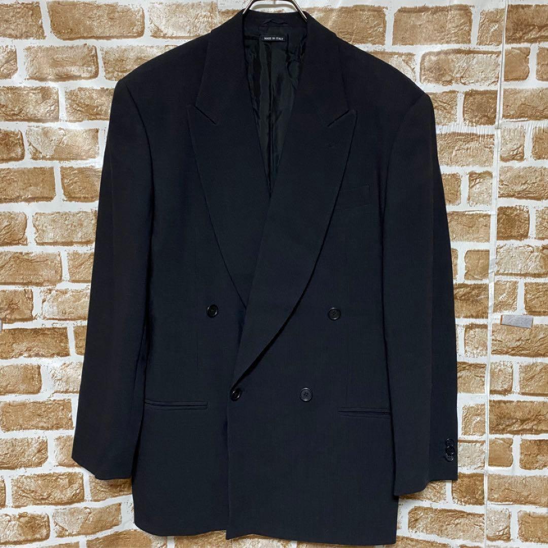 【美品・高級　黒タグ】GIORGIO ARMANI セットアップ　ダブル