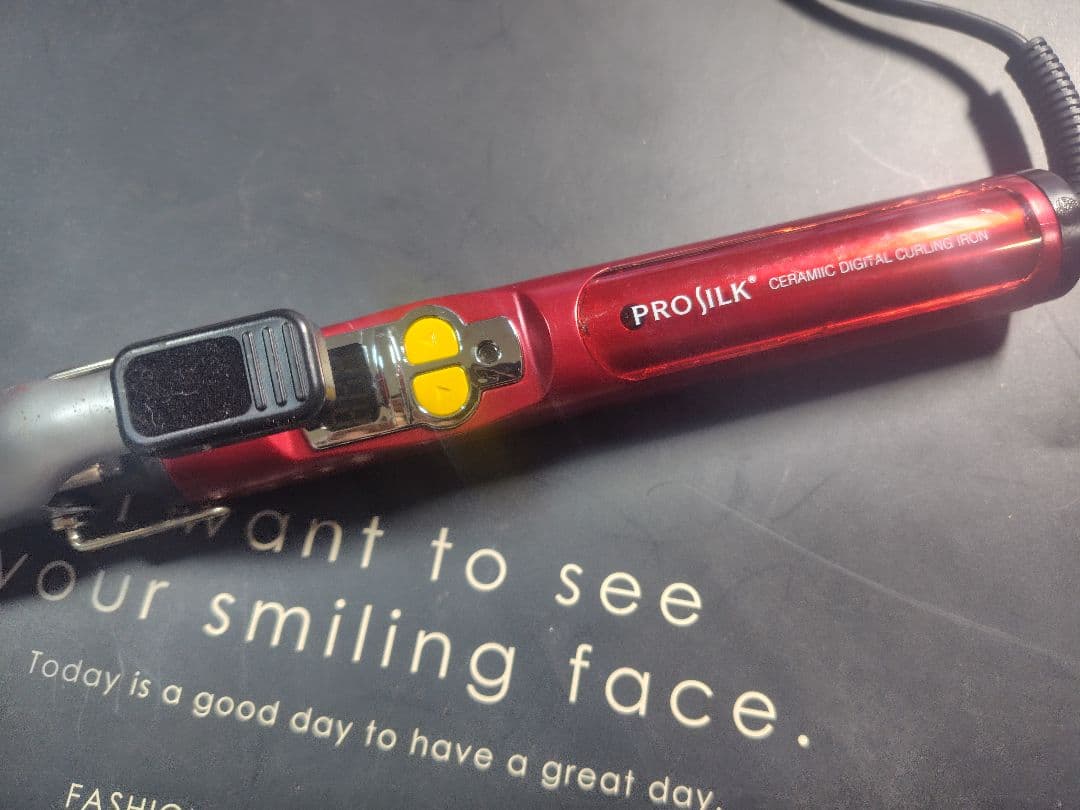 プロ仕様 M3D PROSILK セラミックデジタルカーリングアイロン