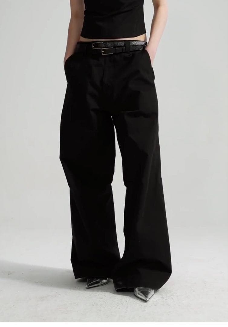 Mサイズ　Simple Project ブラックワイドパンツ